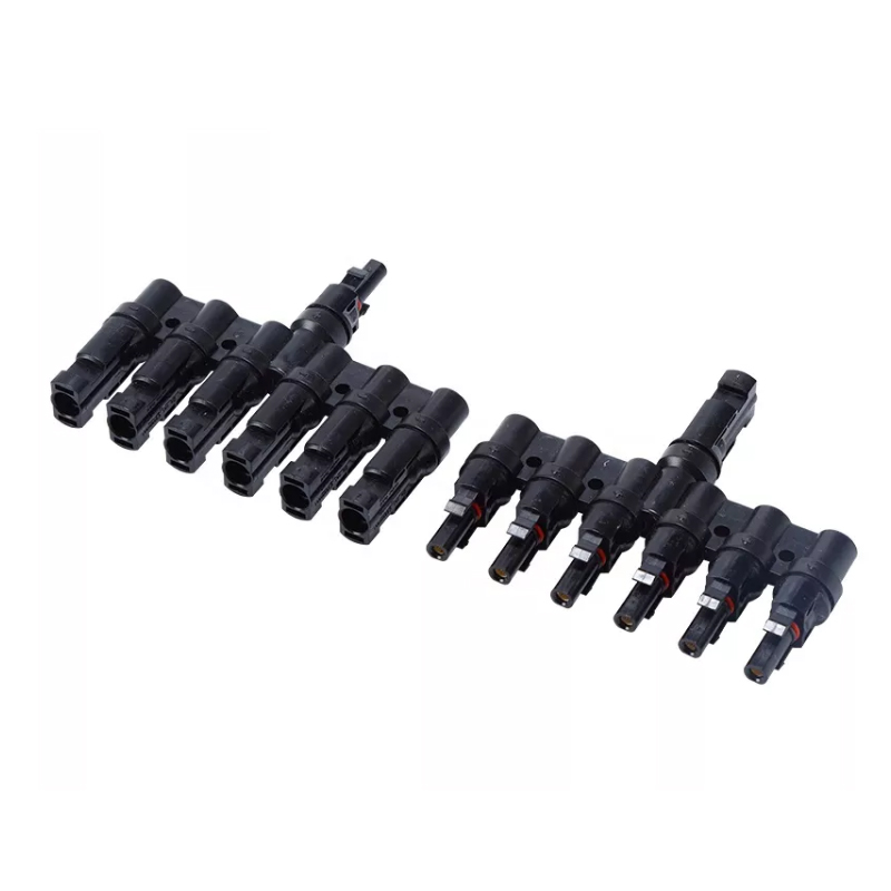 Conector solar T6 Conector de ramificație pentru cablu de panou solar tip 1 până la 5 T